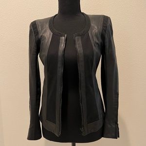 Helmut Lang Black Leather Jacket, Size S